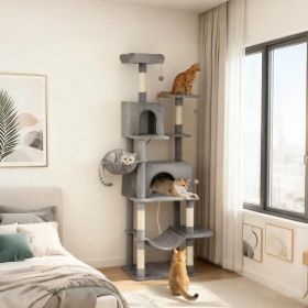 Multi-Level Cat Tower(No shipments on weekends) (Option: default title)