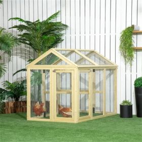 Wooden Chicken Coop (Option: as picture)