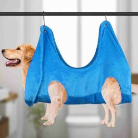 Pruning Small And Medium-sized Dogs And Cats Thickened Pet Beauty Hammock (Option: Blue-S)