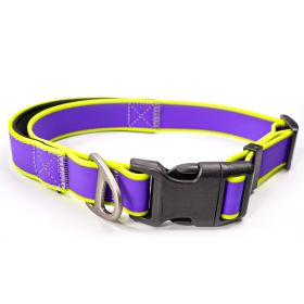 Fashionable New Tactical Collar Allows You To Better Control Your Beloved Dog (Option: Purple-70cm)