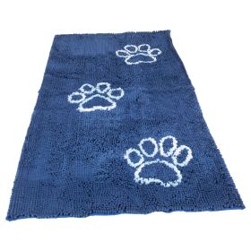 DGS Pet Products Dirty Dog Doormat Runner Almond 60" x 30" x 2" (Color: Bermuda Blue)
